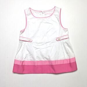 Janie and Jack Top Girls Size 5 Pink Ombre Tank 2014